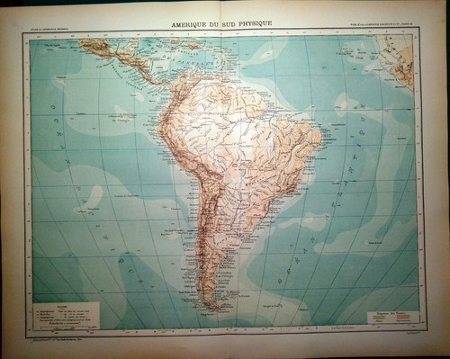 Carta geografica antica sud - antica,