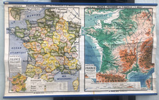 Carta geografica Francia