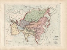 Carta geografica antica ASIA